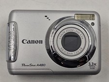 Canon PowerShot A480 10.0 MP Digital Camera Silver - Working