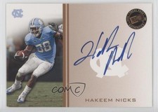 2009 Press Pass Signings Hakeem Nicks #PPS-HN Auto 00ws