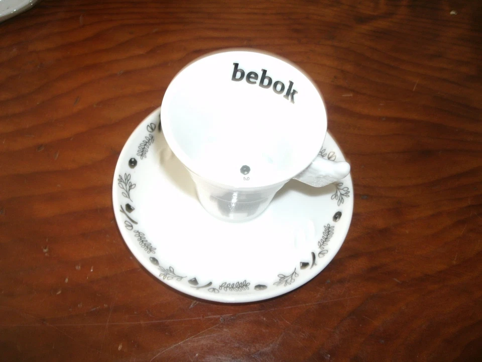 bebok BOGUCICE 2 Espressotassen Polen Teufel Butzemann Weihnachten Sammler RAR - Bild 3 von 4