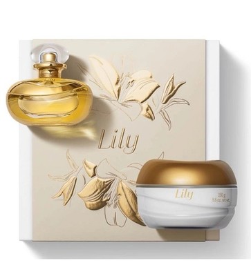 Boticário Coffret de Dia do Amor Lily Acetinado 2 Produtos