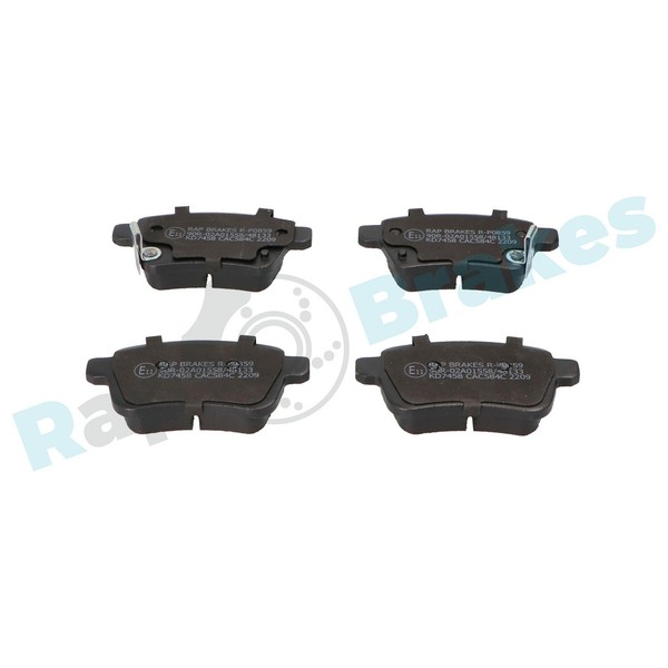 Bremsbelagsatz Scheibenbremse RAP Brakes R-P0859 FüR Fiat 500L 199LYF1B LPG-image