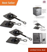 2-Pack Refrigerator Lock Black Without Padlock Security Child Proof Safe