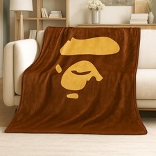 Bape Throw Blanket for Hypebeast Room Decor - 70" 60" Premium Flannel Fleece ...