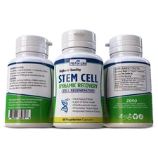 Natural Stem Cell Supplement Pills 60 Caps Bone Cardiovascular Health EXP 01/28
