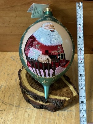 Christopher Radko Santa 1996 Handblown Painted Xmas Ornament SANTA 200 of 750