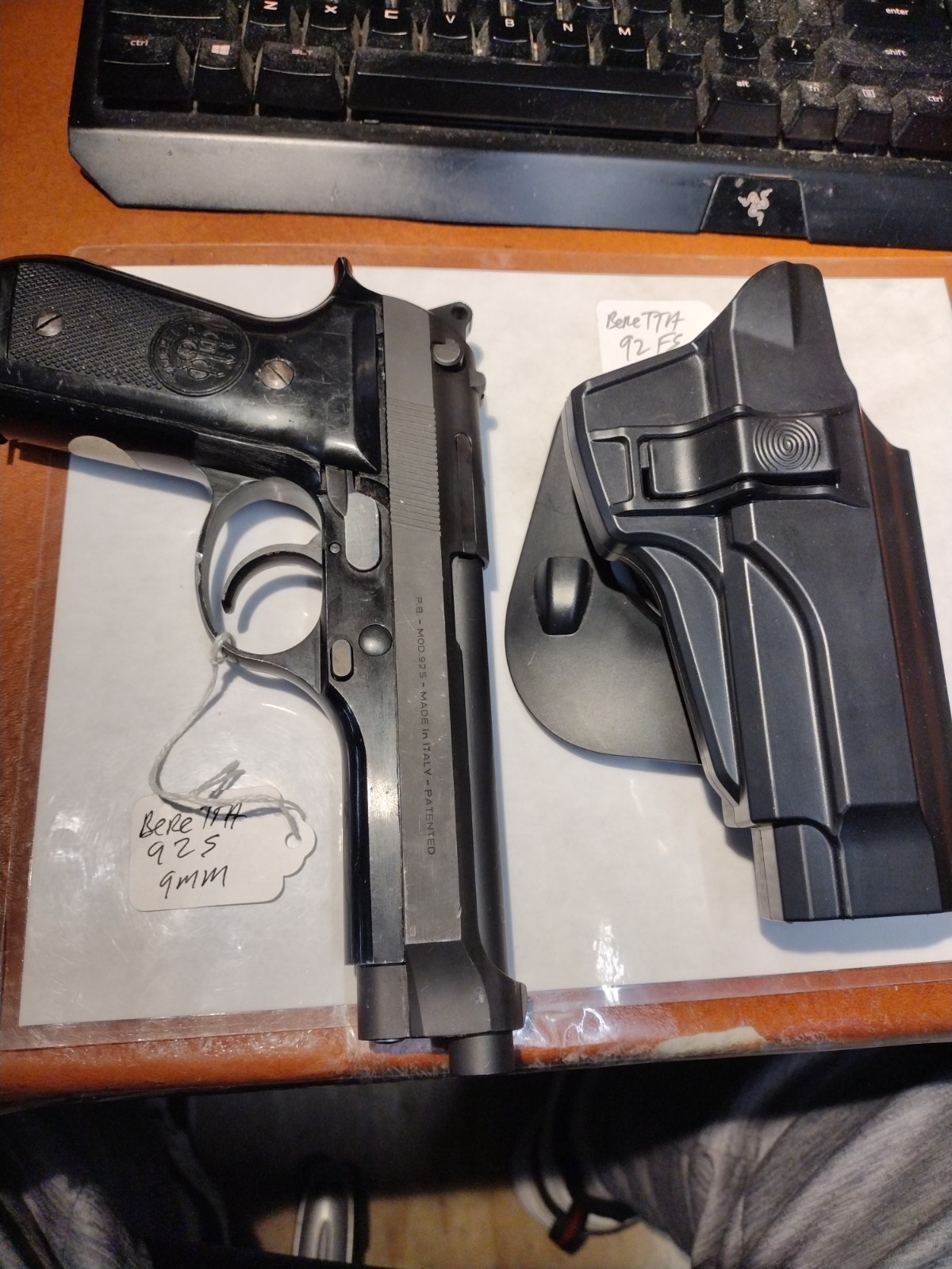 TEGE Beretta 92 92FS M9 M922 Holster, Taurus PT92 Holster Right-Handed