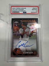 Topps 2024 Chrome Colton Cowser Rookie Auto #RA-CC Orioles PSA 10 96906450