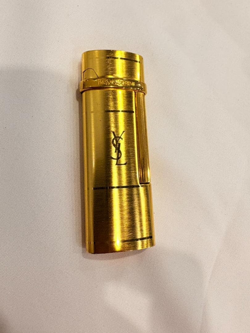 Yves Saint Laurent Gas Lighter Gold Used