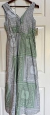 Universal Thread Womens Tie-Front Maxi A-Line Dress Sleeveless XS