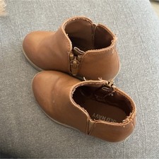 Old Navy Brown Bootie Ankle Zip Shoes Baby  Toddler Casual Synthetic