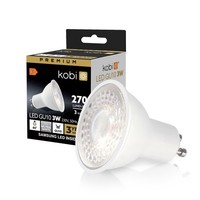 Kobi LED GU10 Lampe 3W 4000K Neutralweiß 270Lm 80° 230V Ra80 EEK F