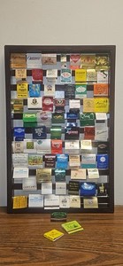 Vtg La Compagnie Bombay Wood 11 Shelf Matchbook Holder/display Rack,  Matches 