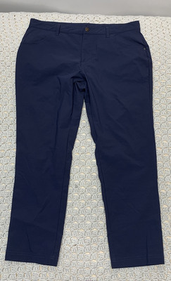Adidas Adicross Golf Performance Pants Men 35x30 Aprx 35x27 Blue