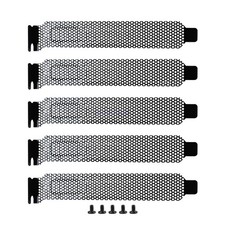 NEW PCI Slot Cover Hard Steel Mesh Dust Filter Blanking Plate - 5pcs US FastShip