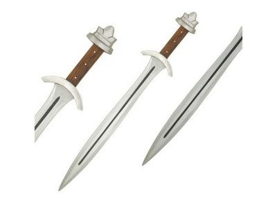 Medieval Warrior Fantasy Viking Sword, Stainless Steel Blade, w Scabbard