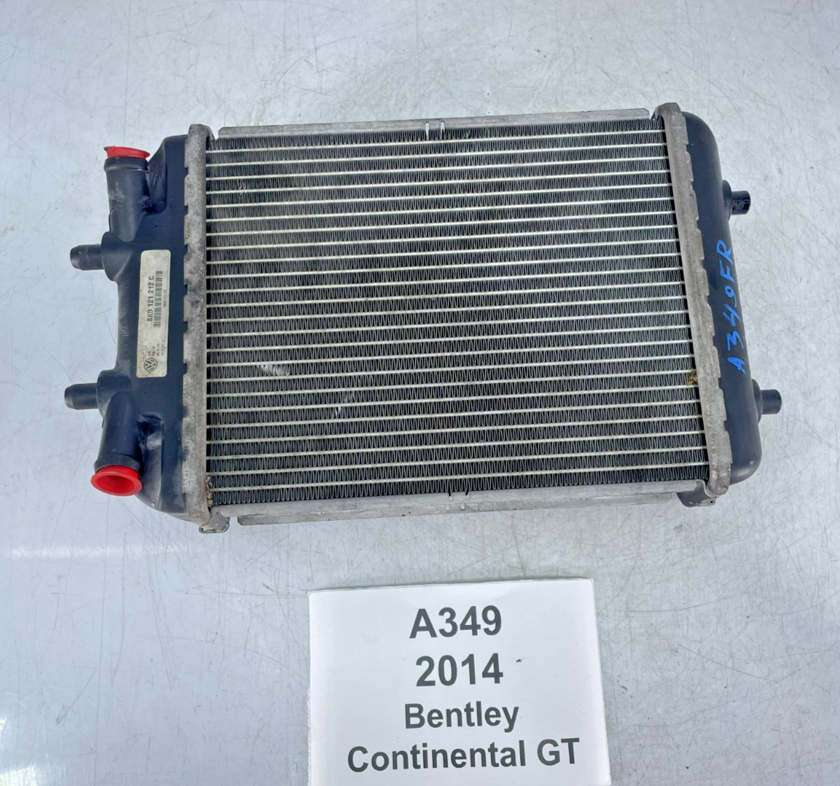 ✅ 13-17 OEM Bentley Continental GT 4.0L Right Engine Cooling Auxiliary Radiator