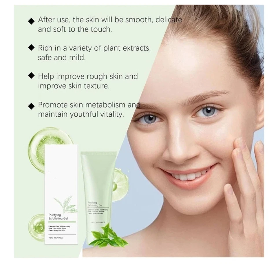 Gel Exfoliante Purificante - 60g/2,12oz. ¡Nuevo en caja! Caduca 16/10/2027. Foto 3 de 4