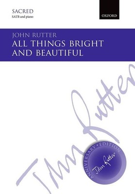 All things bright and beautiful SATB vocal score SATB & piano/small orchestra
