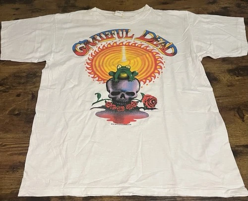 Grateful Dead Fall Tour Concert Music Band Shir 1980s vintage concert t-shirt, vintage, size L, single stitch, B+ condition