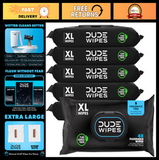 Flushable Wet Wipes for Adults, Unscented, Sensitive Skin, 288 Count, Hygienic C