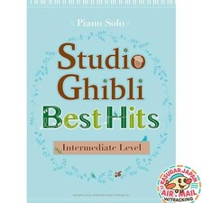 Studio Ghibli Best Hit 10 Piano Solo Intermediate English Ver. Japan Book