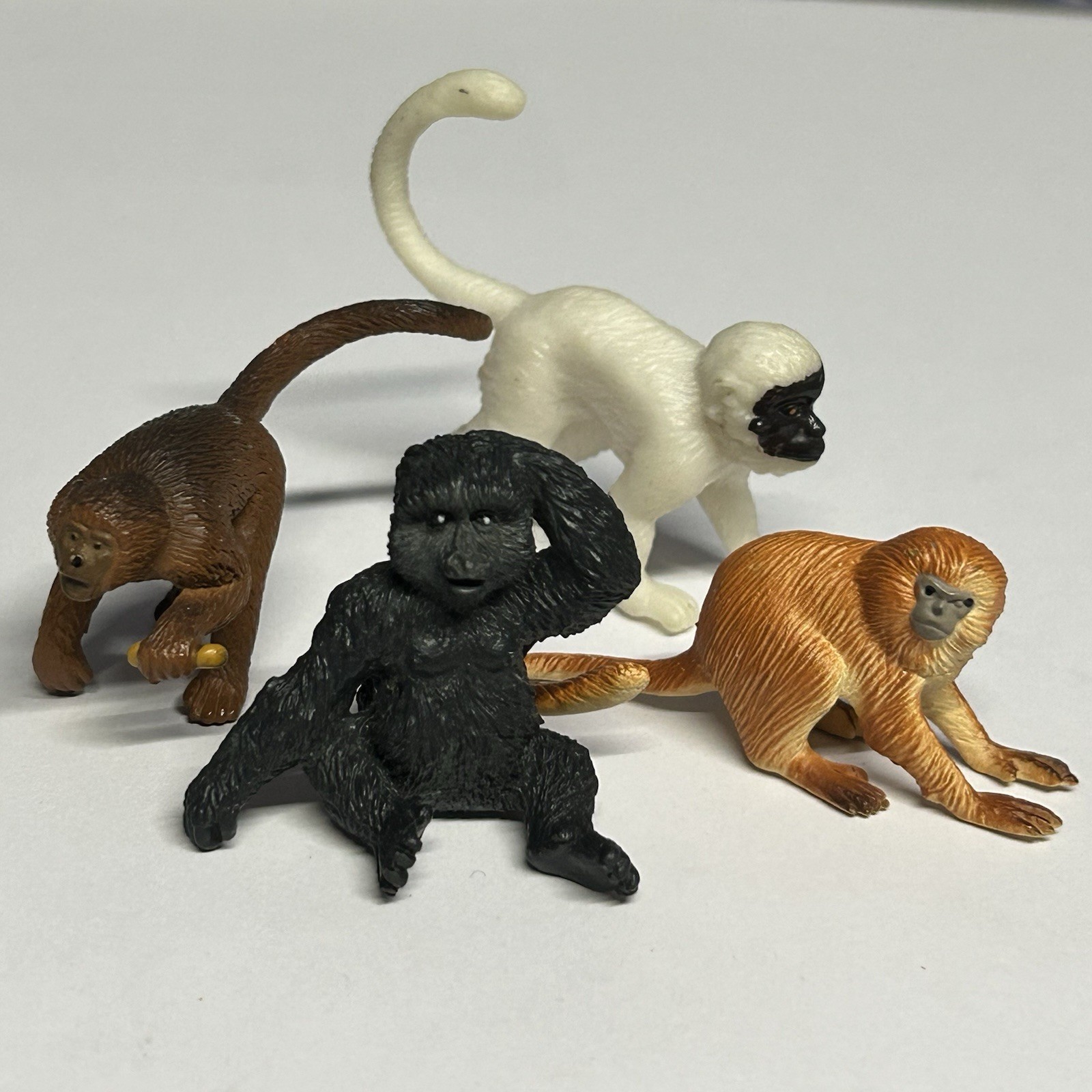 Gorilla, Capuchin Golden Lion Tamarin Monkey Lot Safari Ltd Animals