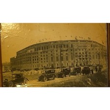 Vintage Historical Print Photo - Old Yankee Stadium 1923 Opening Day - Framed