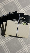 TDK LX 35/90B Reel-to-Reel Sound Recording Tape. Lot Of 3. USED.