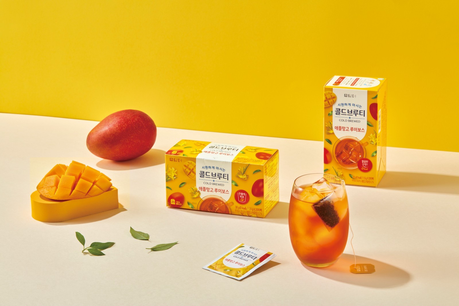Damtuh Cold Brew Fruit & Herbal Tea 담터 콜드브루 티 - Iced Tea Bags Fast Brewing