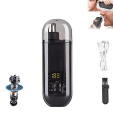 Nose and Ear Hair Trimmer for Men, Nose Hair Trimmer Clipper with LED Display