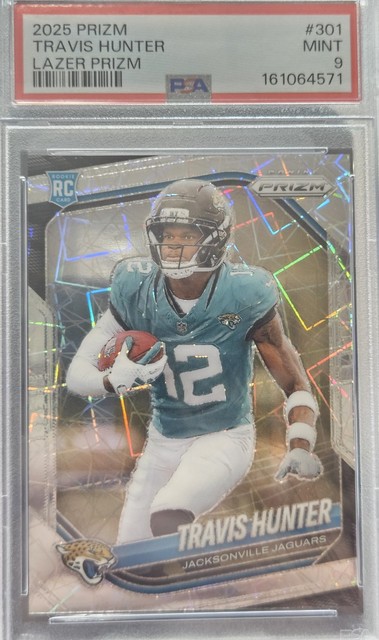 Travis Hunter 2025 Panini Prizm Lazer