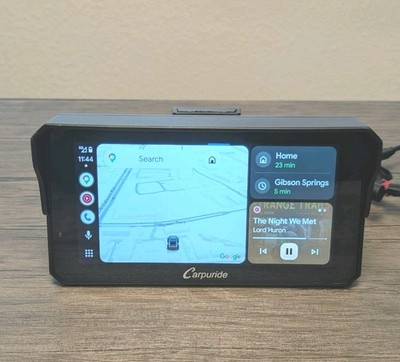 Carpuride W602S Pro Motorcycle GPS CarPlay Android Auto Display Tested
