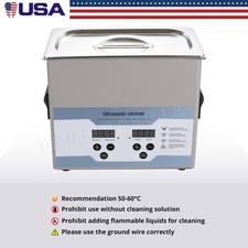 Ultrasonic Cleaner with Timer Heating Machine Digital Sonic Cleaner 3.2L