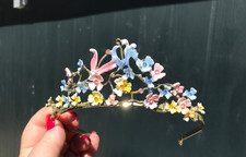 Disney Store 2015 Cinderella Deluxe Wedding Accessory Tiara Live