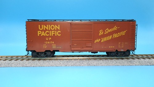 Coche de carga Kadee escala HO Union Pacific PS-1 40' - Road No. UP 126176 | Condition: Used