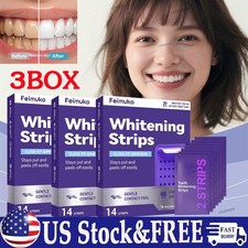 3XPurple Teeth Whitening Strips   Peroxide Free  Enamel-Safe, 14 Count 2026-NEW