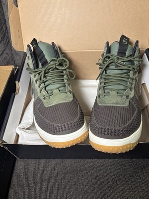 Nike Lunar Force 1 Duckboot   Olive Green/Gum  Nike Lunar