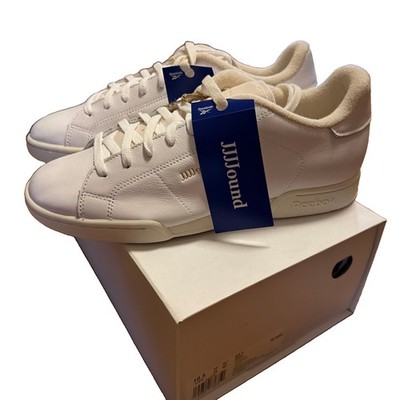 New 10.5 Reebok JJJJound NPC 2 Premium Leather Tennis Shoes White GY8065 Men