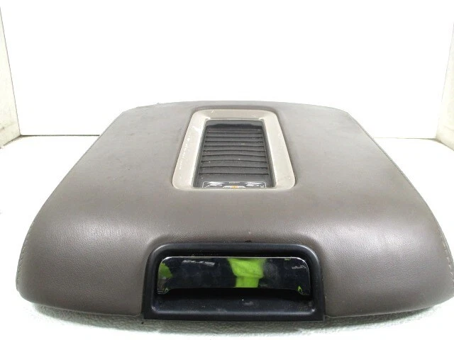 GMC Yukon Denali 2017 cuero negro consola tapa reposabrazos con cargador inalámbrico OEM Foto 3 de 4