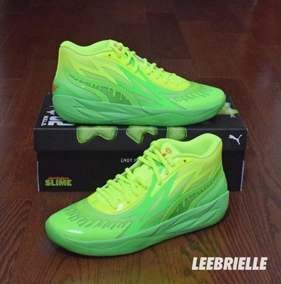 Men's Size 13 - Puma MB.02 x Nickelodeon Slime Green 377584-01 | eBay