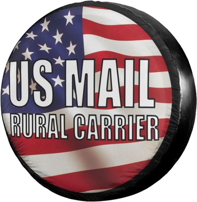 #ad #ad Us Mail Rural Carrier Spare Tire Cover Dust Proof Wheel US $31.04