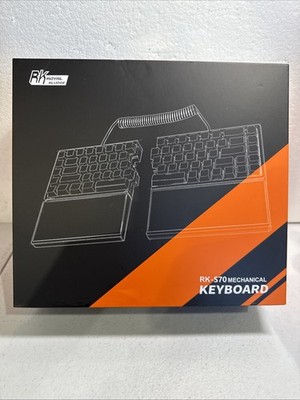 RK ROYAL KLUDGE RKS70 Wireless Gaming Keyboard, Split Bluetooth/2.4G/Wired RG