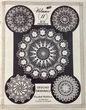 Vtg Elizabeth Hiddleson Crochet Originals Pattern Book Doilies Volume 11 1964