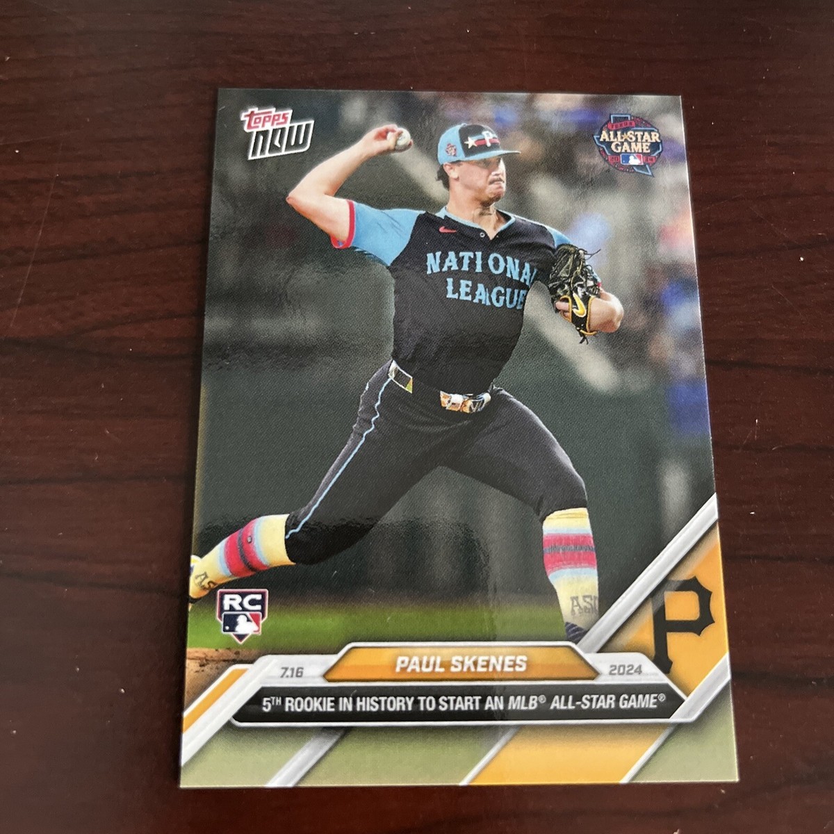 Topps - Topps Now ポール・スキーンズ 436SP パラレル　オールスター 2024 Topps Now MLB All-Star Game Start #436 Paul Skenes RC
