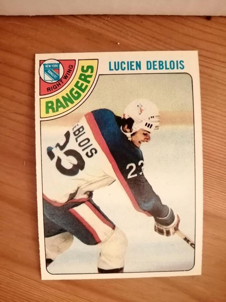 LUCIEN DEBLOIS 1978 Topps Hockey #136   FREE SHIPPING