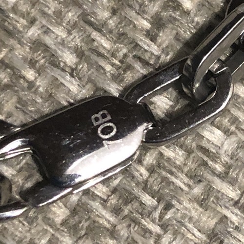 Collana Catena Vintage Dolce & Gabbana Tono Argento Unisex L:44 Cm - Foto 3 di 3