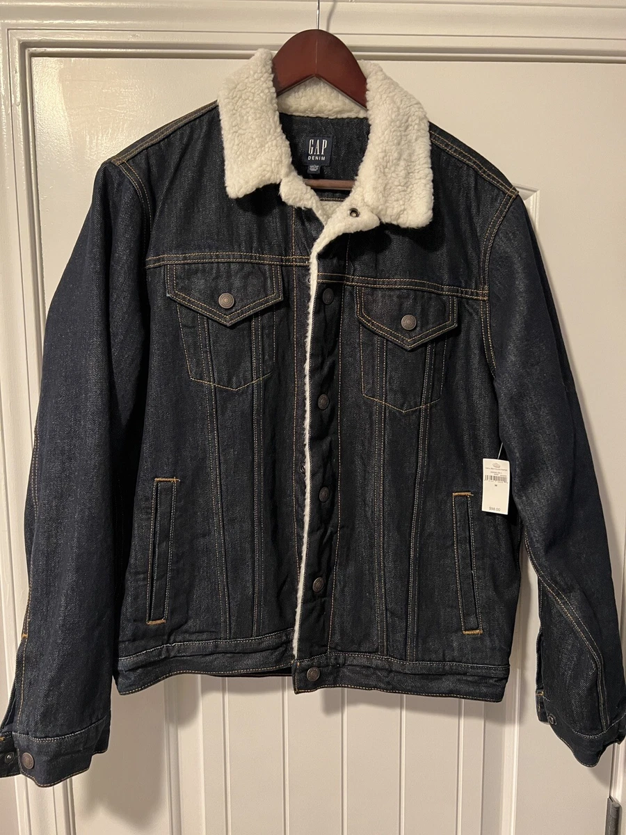 Sherpa denim jacket gap discount
