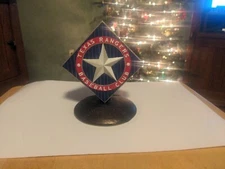 Texas Rangers Baseball Club Logo Statue Made By The Memory Company