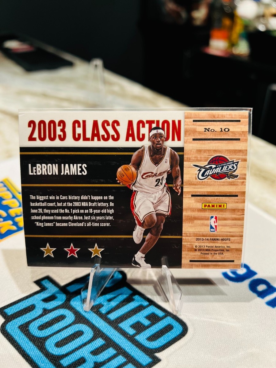 Lebron James 2013-14 NBA Hoops 2003 Class Action #10 Cleveland