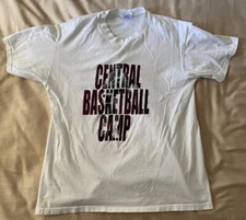 Vintage Champaign Central High School Basketball Camp T Shirt Large Illinois